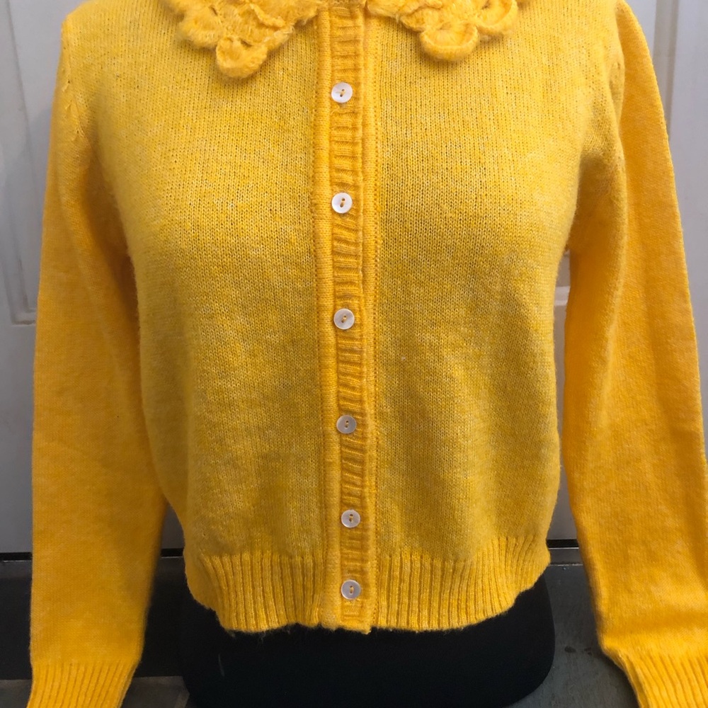 Stella Pardo X Anthropologie Cardigan Sweater Size XS Extra Small